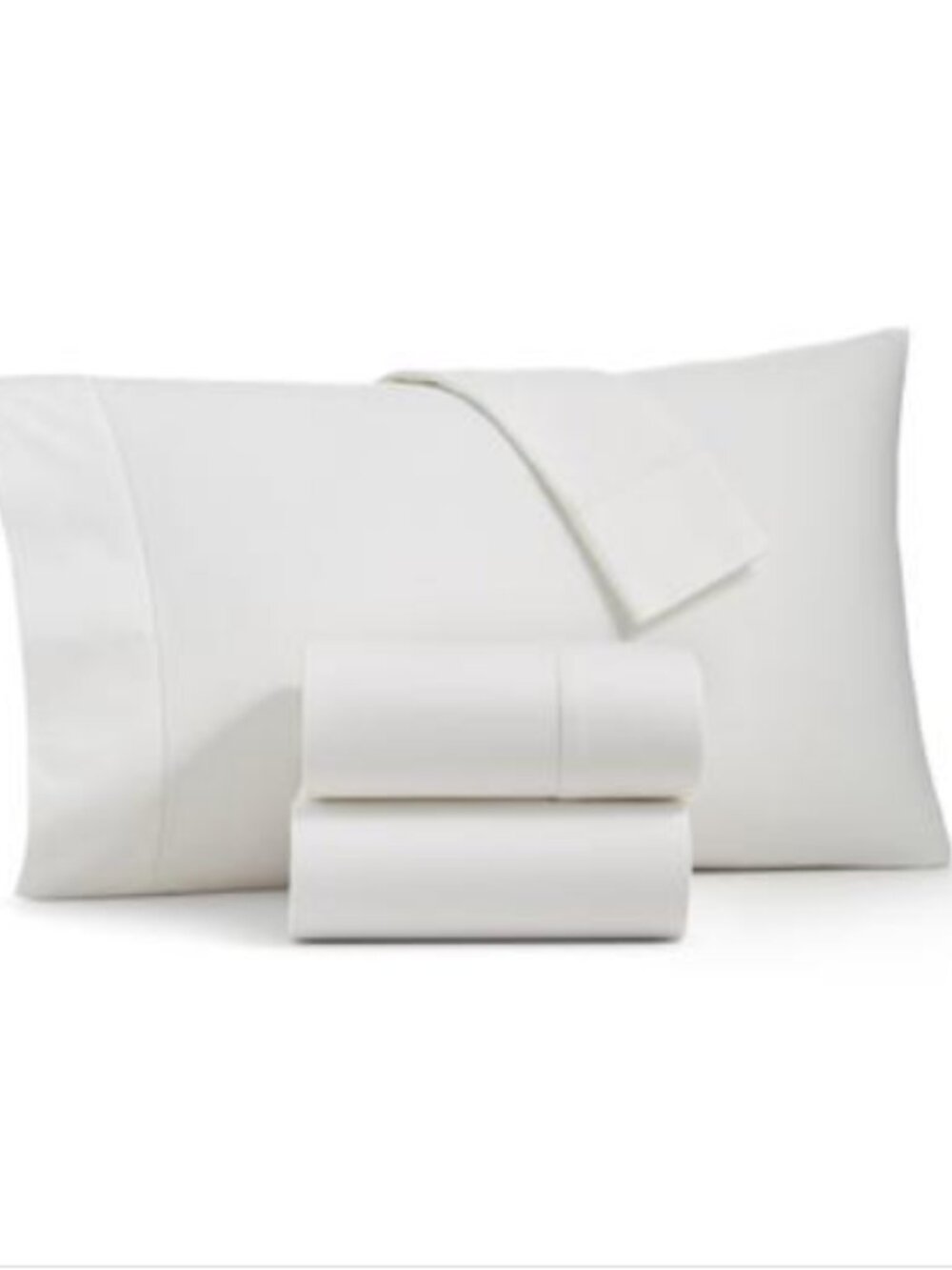 Charter Club Sleep Luxe Solid Cotton Flannel 4-Pc. Sheet Set, King,  White